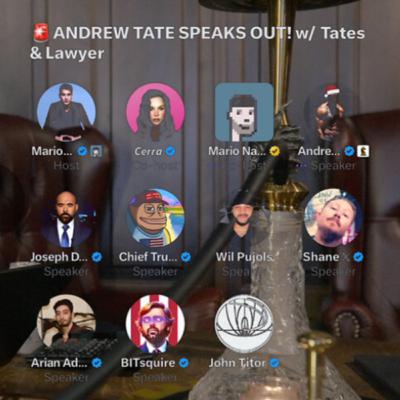 X Spaces - The Tate Case Interview With Mario Nawfal