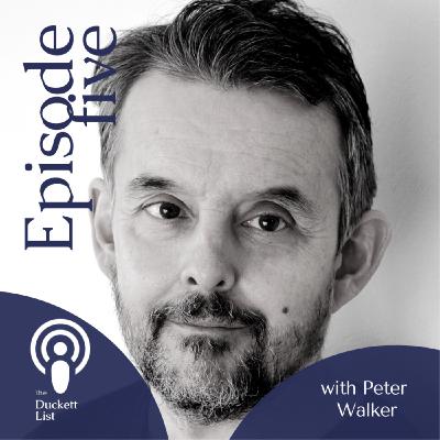 Suzanne chews the cud with Peter Walker