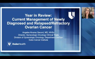 Ovarian Cancer | Angeles Alvarez Secord, MD, MHSc