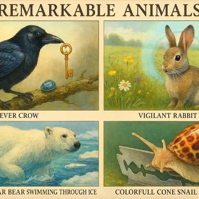 Crows, Rabbits, Polar Bears, and Snails – Nature’s Mind-Blowing “Superpowered” Animals