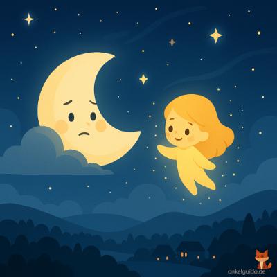 Der kleine Mond, der sich fürchtete | „Gute Nacht“-Geschichte