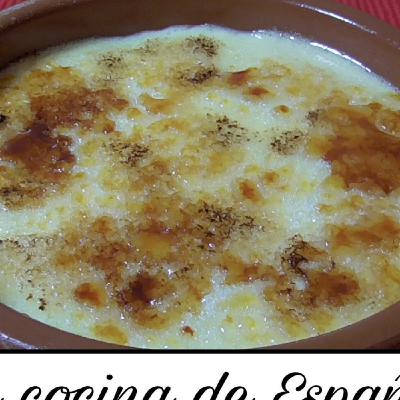 RECETA DE CREMA CATALANA RECETA DE CREMA CATALANA