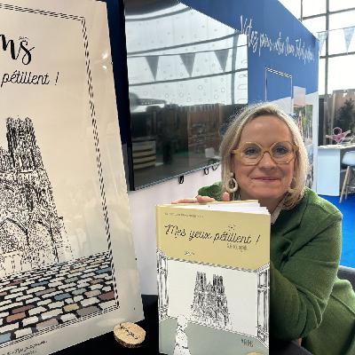 Poète et dessinatrice, les yeux Aurélie Pattier "pétillent à Reims"