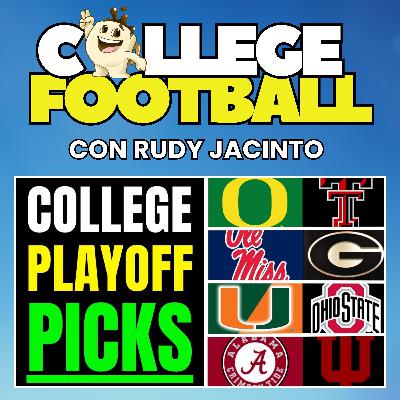 💰 ¡CUARTOS DE FINAL! | Ohio State-Miami, Oregon-Texas Tech, Alabama-Indiana y Georgia-Ole Miss | Apuestas NCAA 2025