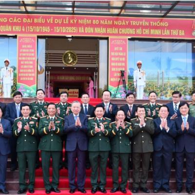 Thời sự 18h 12/10/2025: Tổng Bí thư dự Lễ kỷ niệm 80 năm Ngày truyền thống LLVT Quân khu 4