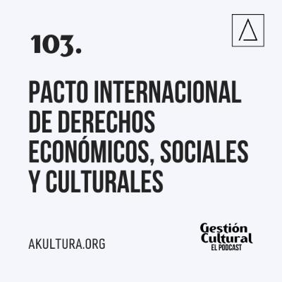 103. Pacto Internacional de Derechos Económicos, Sociales y Culturales