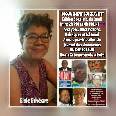 SOLIDAYITI – ANDY LIMONTAS - CHRISNETTE SAINT-GEORGES‘’Météo-Haïti - DENISE GABRIELLE BOURVIER – CLAUDEL VICTOR JOU SA NAN LISTWA – MARCUS GARCIA – ELSIE ETHEART - LUNDI 17 NOVEMBRE 2025 SOLIDAYITI – ANDY LIMONTAS - CHRISNETTE SAINT-GEORGES‘’Météo-Haïti - DENISE GABRIELLE BOURVIER – CLAUDEL VICTOR JOU SA NAN LISTWA – MARCUS GARCIA – ELSIE ETHEART - LUNDI 17 NOVEMBRE 2025