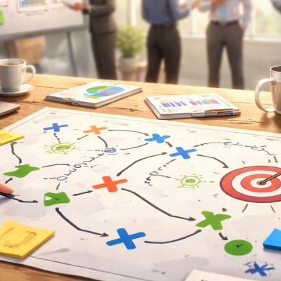 Strategieplanung - Kochrezept mit 8 Schritten