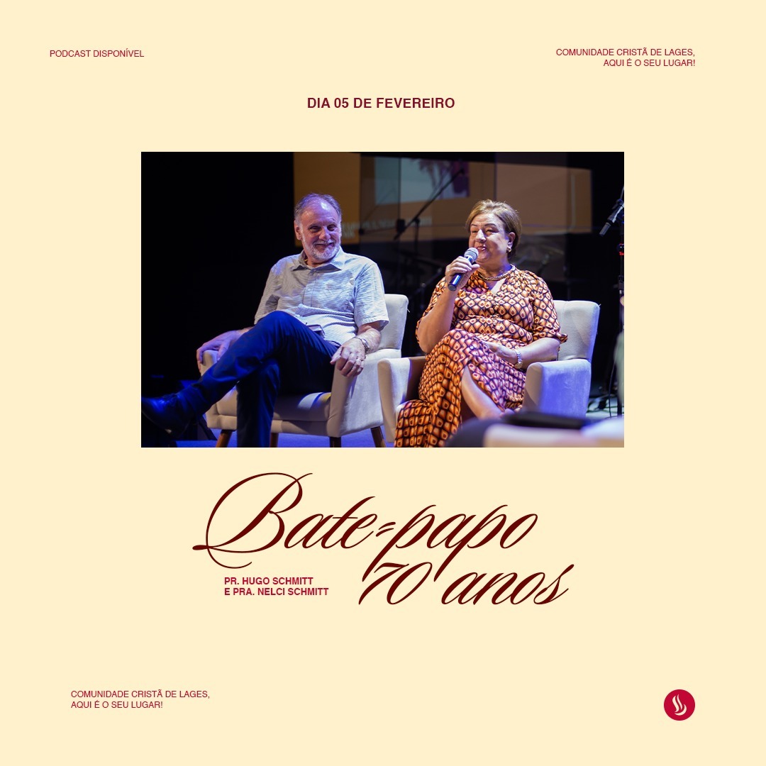 Bate-papo 70 anos - PR. HUGO SCHMITT E PRA. NELCI SCHMITT episode artwork