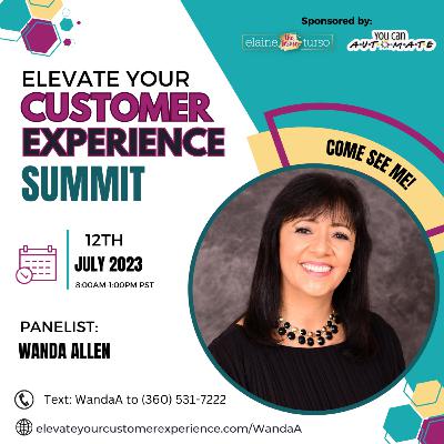 Bitch and Brainstorm Podcast Special Edition: Elevate your Customer Experience Summit - Panelist WANDA ALLEN Bitch and Brainstorm Podcast Special Edition: Elevate your Customer Experience Summit - Panelist WANDA ALLEN