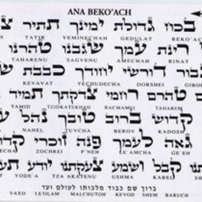 אָנָא בּכֹחַ אָנָא בּכֹחַ