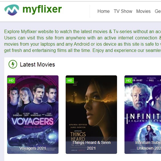 Watch Unlimited Movies Free of cost in different categories with MyFlixer