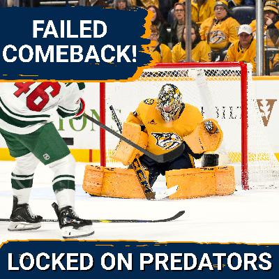Overtime Heartbreak | Predators Comeback Falls Short Against Wild Overtime Heartbreak | Predators Comeback Falls Short Against Wild