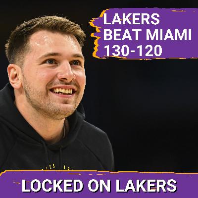 Another Triple-Double for Luka Dončić, LaRavia Scores 25, Lakers Beat Miami 130-120 Another Triple-Double for Luka Dončić, LaRavia Scores 25, Lakers Beat Miami 130-120