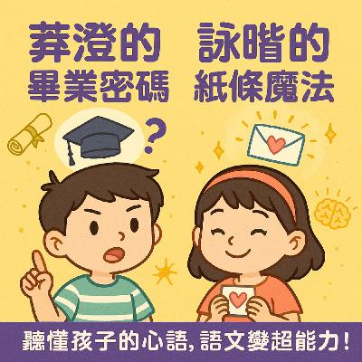 《飯桌故事館》S2E15 ：《E澄的畢業密碼 & 詠C的紙條魔法》——聽懂孩子的心語，語文變超能力！