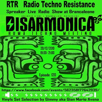 DisarmonicA - RTR Radio Techno Resistance Live Transmission at Brancaleone - Rome Techno Meeting