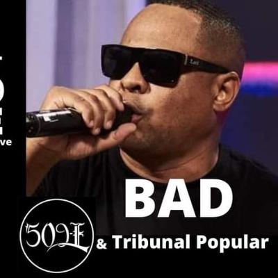 Beto Zulu conversa com o rapper B.A.D. do grupo 509E e do Tribunal Popular.