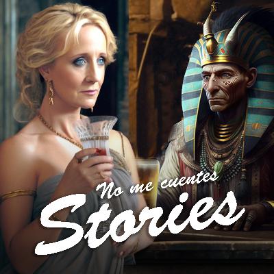 De copichuelas con J. K. Rowling y Ramsés II