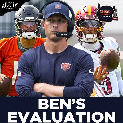 BEN JOHNSON’S EVALUATION: Caleb Williams vs Jayden Daniels in the NFL Draft | CHGO Bears Podcast