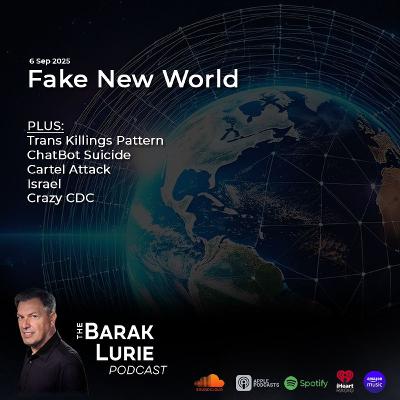 THEME – Fake New World; Trans Killings Pattern; ChatBot Suicide; Cartel Attack; Israel; Crazy CDC THEME – Fake New World; Trans Killings Pattern; ChatBot Suicide; Cartel Attack; Israel; Crazy CDC