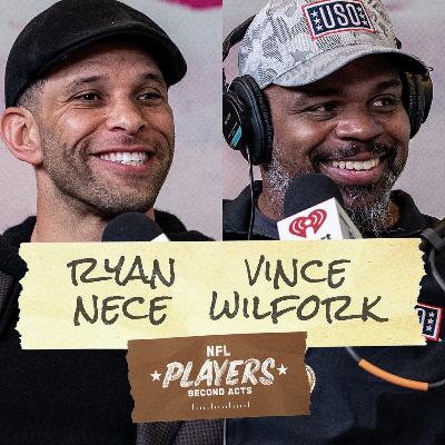 Ryan Nece & Vince Wilfork talk BBQ and Cold Showers during Super Bowl Week