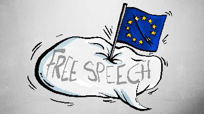Listen to This Article: Europe Fires a Speech Warning