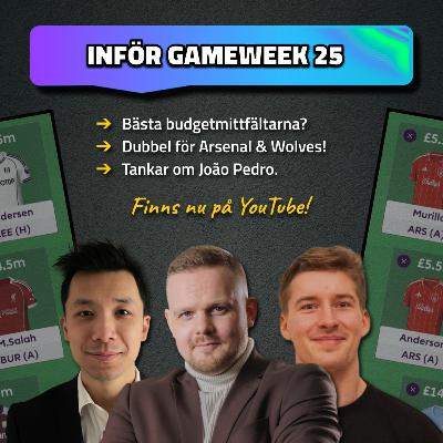 34. Bästa budgetmittfältarna? | Arsenal DGW26 ✅ Inför gameweek 25 | Fantasy Premier League 25/26 34. Bästa budgetmittfältarna? | Arsenal DGW26 ✅ Inför gameweek 25 | Fantasy Premier League 25/26