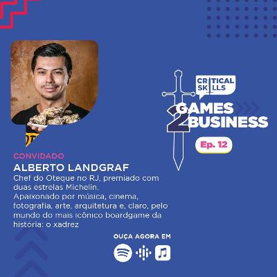 O premiadíssimo chef Alberto Landgraf nos conta da sua trajetória e dos desafios além do sabor dos pratos