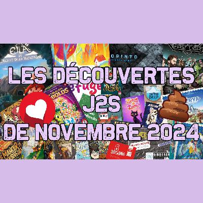 Les découvertes ludiques de novembre 2024
