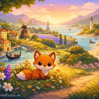 🦊🌍 Der kleine Fuchs reist durch Europa | „Gute Nacht“-Geschichte” 🦊🌍 Der kleine Fuchs reist durch Europa | „Gute Nacht“-Geschichte”