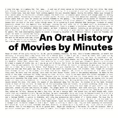 An Oral History of Movies by Minutes part 5: Jaws Minute