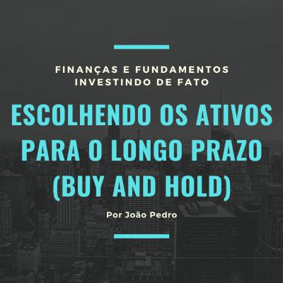 ESCOLHENDO OS ATIVOS PARA O LONGO PRAZO (BUY AND HOLD)