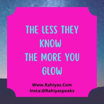 Tell It All Or Move In Silence? You Decide