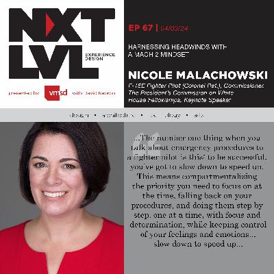 EP.67 Harnessing Headwinds With a Mach 2 Mindset with Nicole Malachowski, F-15E Fighter Pilot (Colonel Ret.), The President’s Commission on White  House Fellowships, Keynote Speaker