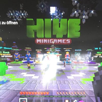 Ich spiele einen Minecraft Server (the Hive)😄