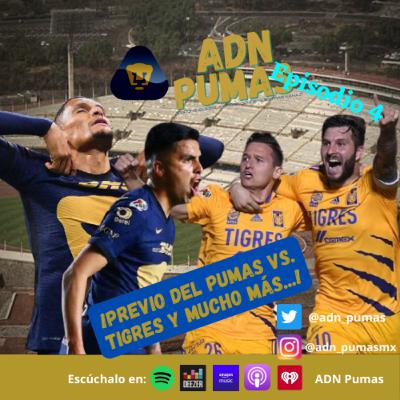 ADN Pumas - Nuestros Pumas ponen en juego el liderato al recibir este domingo a Tigres. ¿Cuál será la delantera de Lillini? Pumas Tabasco vence a Tampico Madero. La Femenil visita a Necaxa. (EP 04)