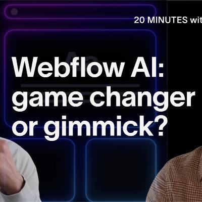 Webflow AI vs Framer: Is Webflow's AI Site Builder Any Good? - 20 MINUTES #7 Webflow AI vs Framer: Is Webflow's AI Site Builder Any Good? - 20 MINUTES #7