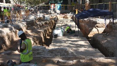 50 m de muralla medieval: nou descobriment a la Rambla de Barcelona