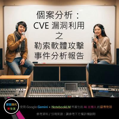 EP.289 [ Podcast ] 個案分析：CVE 漏洞利用之勒索軟體攻擊事件分析報告