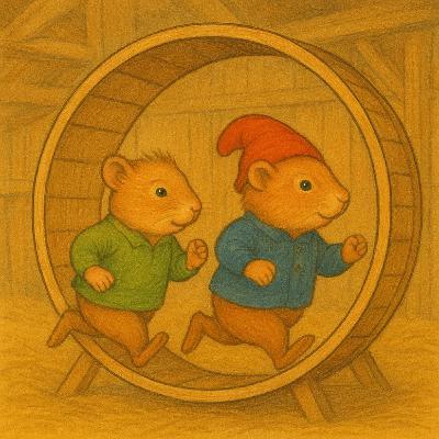 På krybbekanten: hamsterhjulet
