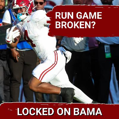 RUN GAME A DISASTER? Breaking Down Bama's Run Game Struggles and How They May Not Matter RUN GAME A DISASTER? Breaking Down Bama's Run Game Struggles and How They May Not Matter
