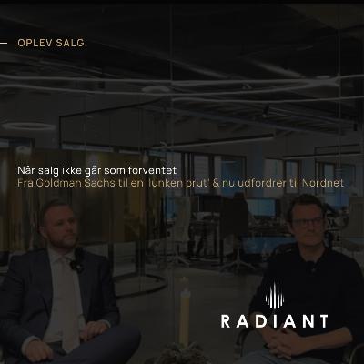 Når salg ikke går som forventet - Fra trader i Goldman Sachs til en ‘lunken prut’ og nu som udfordrer til Nordnet