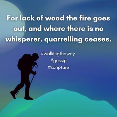 Walking the Way 29th October 2025 - Wood to the fire Walking the Way 29th October 2025 - Wood to the fire