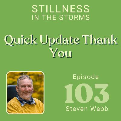 Quick Update – and Thank You