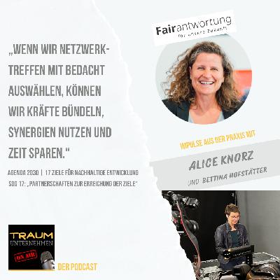 Teil 2 - Wie gehen wir fair-antwortlich mit unseren Ressourcen um, Alice? Interview mit Alice Knorz, Vorstand Fairantwortung gAG