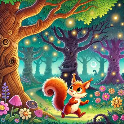 The Magical Forest and the Brave Little Squirrel
