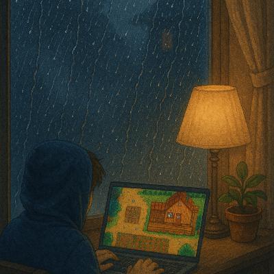 Rain on the Window + Stardew Valley Music – Cozy Ambience for Sleep & Focus