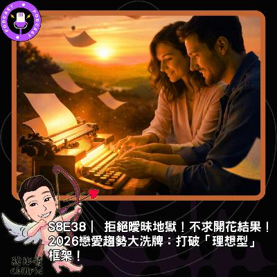 S8E38| 拒絕曖昧地獄!不求開花結果!2026 戀愛趨勢大洗牌:打破「理想型」框架! S8E38| 拒絕曖昧地獄!不求開花結果!2026 戀愛趨勢大洗牌:打破「理想型」框架!