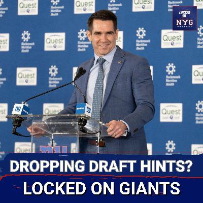 NY Giants GM Joe Schoen Drops Some Subtle Insights Into Draft