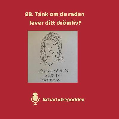 88. Tänk om du redan lever ditt drömliv? 88. Tänk om du redan lever ditt drömliv?